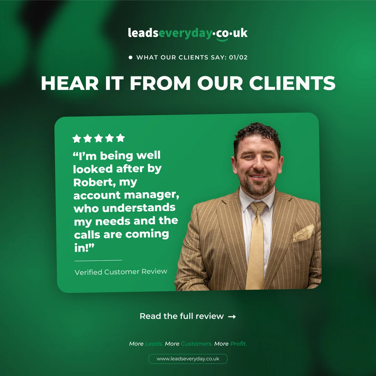 Leads Everyday feed posts, design 4